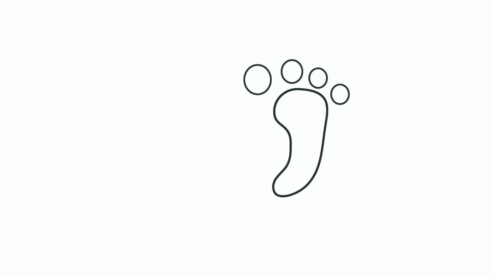 小腳丫簡(jiǎn)筆畫